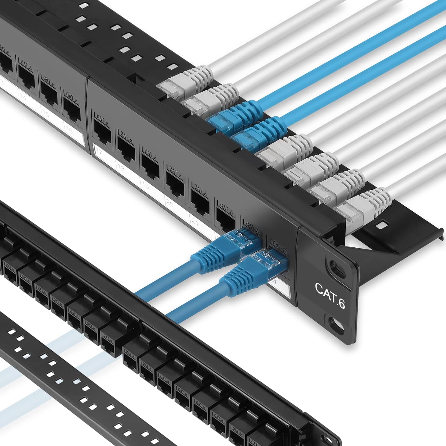 Patch panels y latiguillos